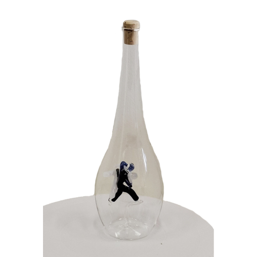 Náhled: Skleněná karafa s judisty