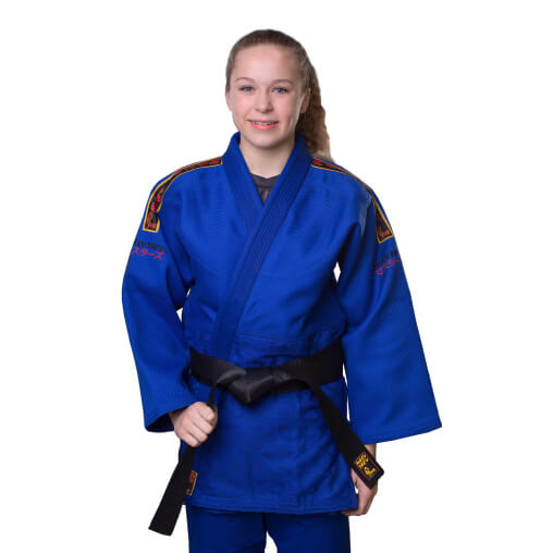 Náhled: Kimono HIKARI UNISEX - 650g - modrá